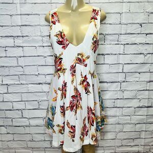 Free People Multicolor Floral Midi Dress